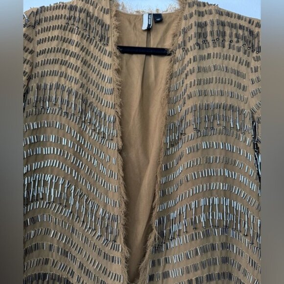 Topshop Beaded Statement Jacket – Size US 6 - Picture 4 of 16